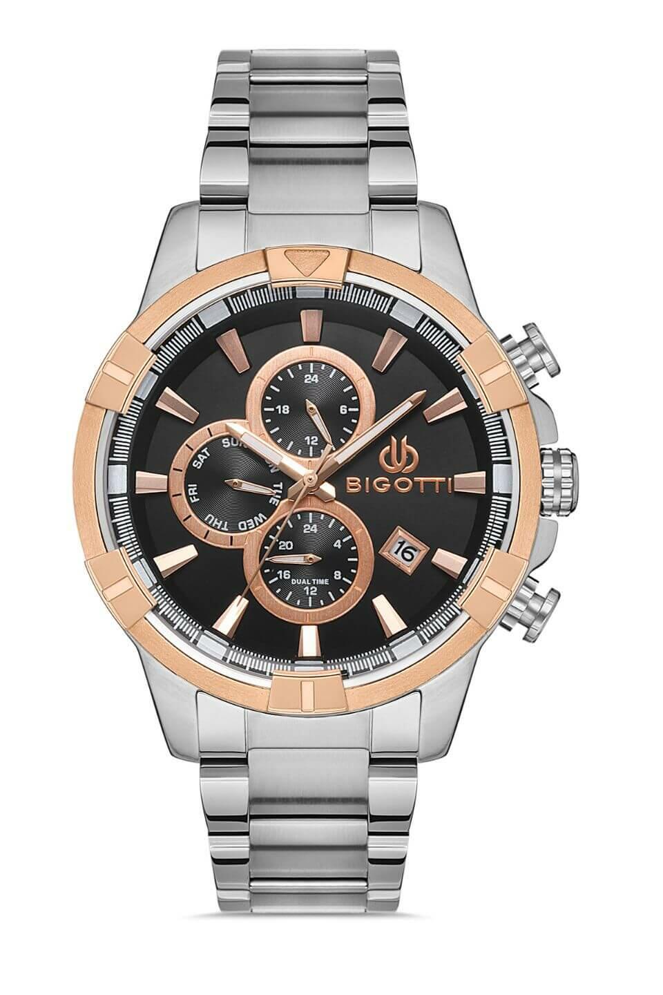 BIGOTTI Steel Chrono Silver Men's Watch image 0