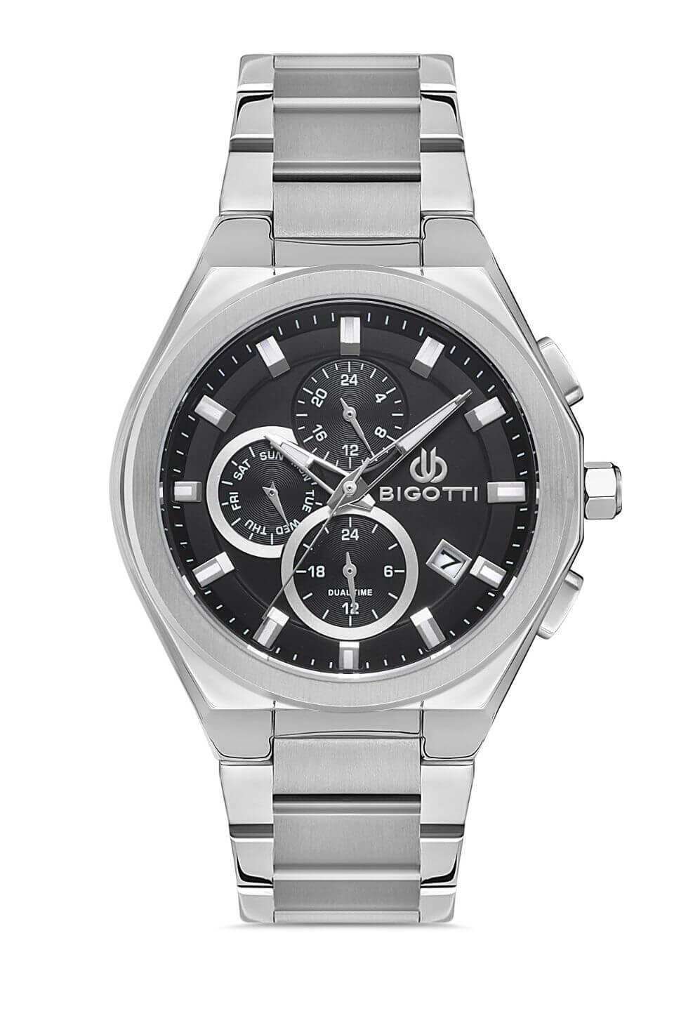 BIGOTTI Steel Chrono Silver Men's Watch image 0