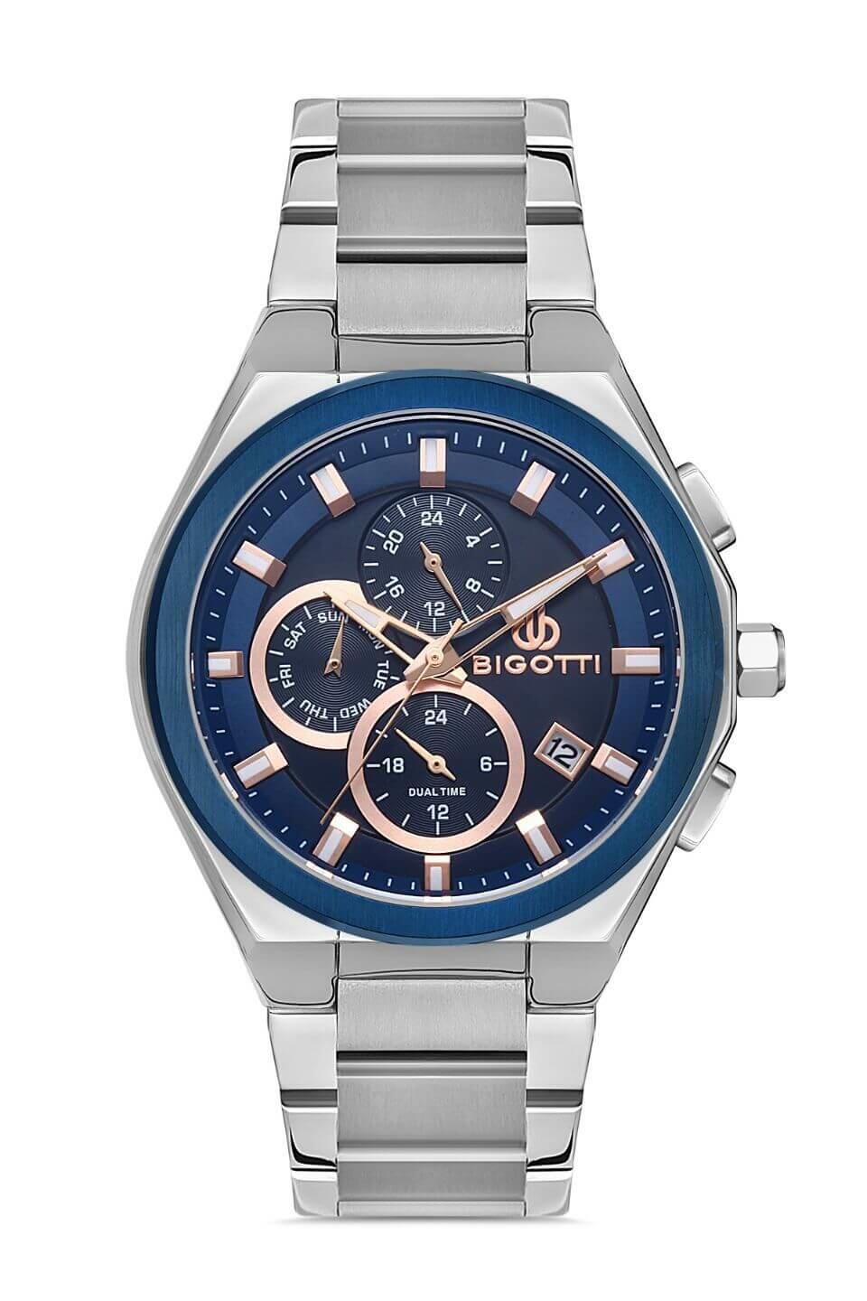 BIGOTTI Steel Chrono Silver Men's Watch image 0