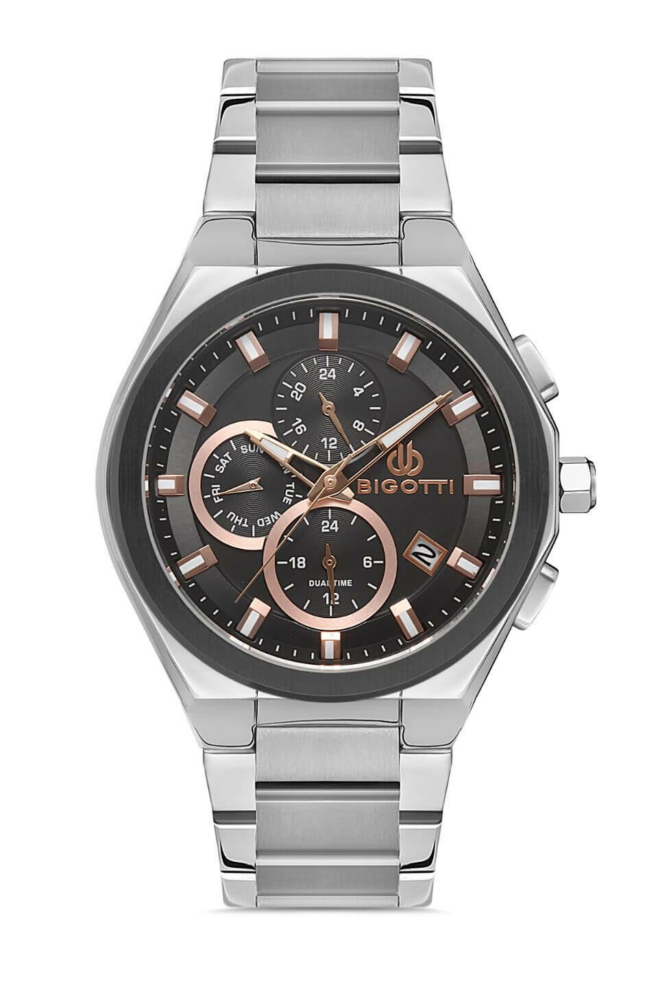 BIGOTTI Steel Chrono Silver Men's Watch image 0
