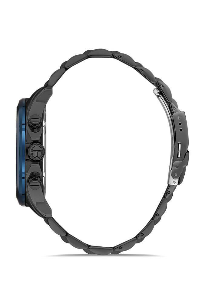 Sergio Tacchini Steel Chrono Black Men's Watch image 1