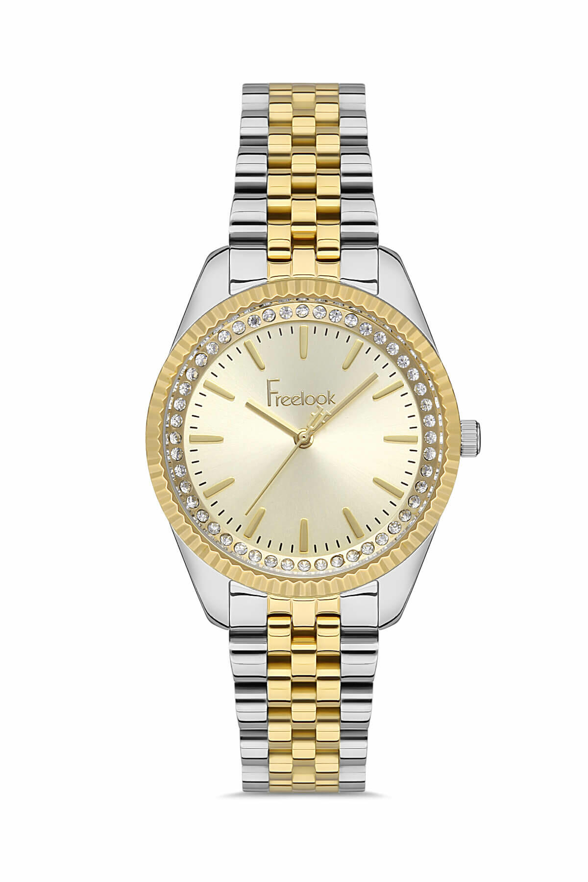 Free Look Steel Gold Women's Watch image 0