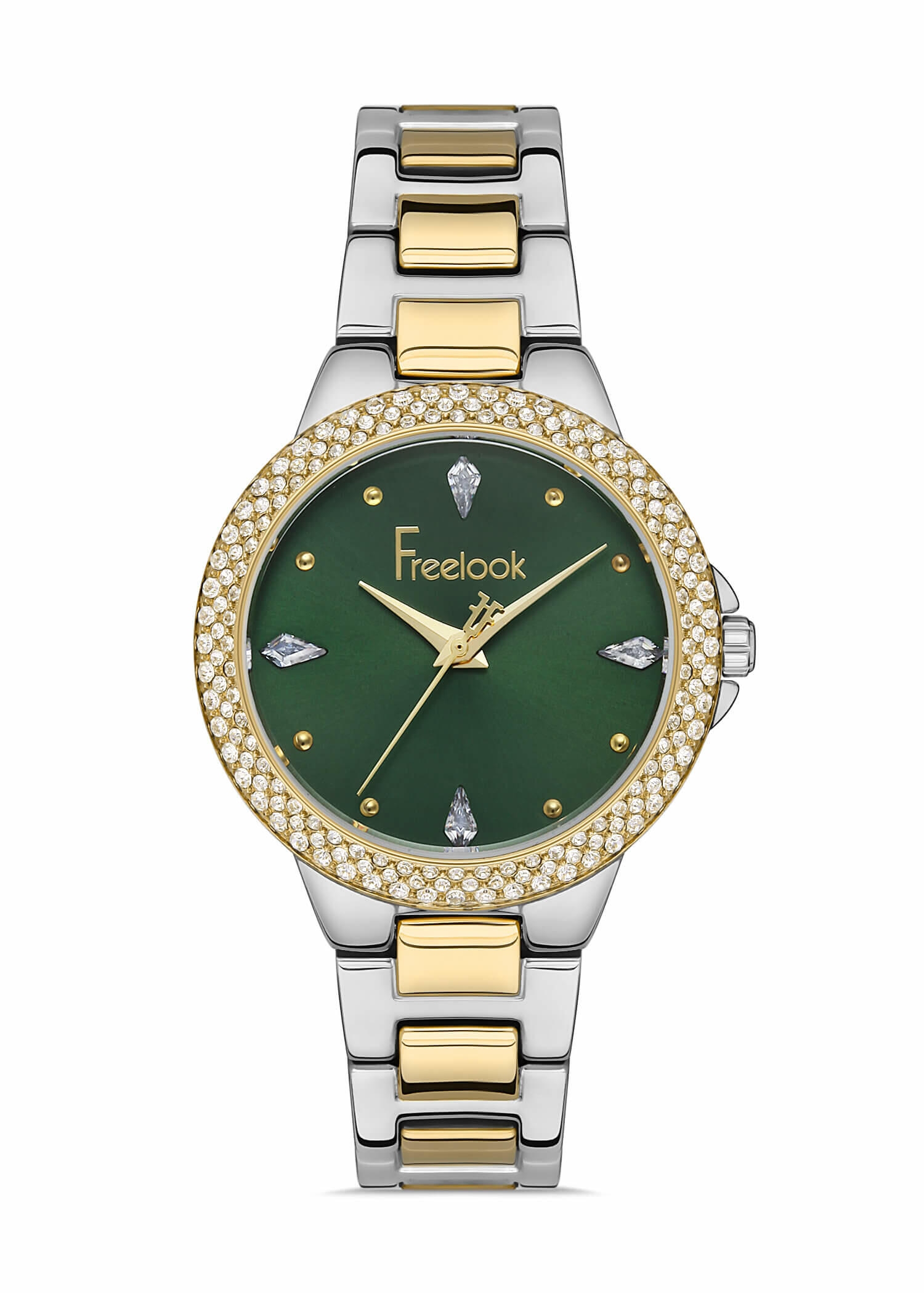 Free Look Steel Green Women's Watch image 0