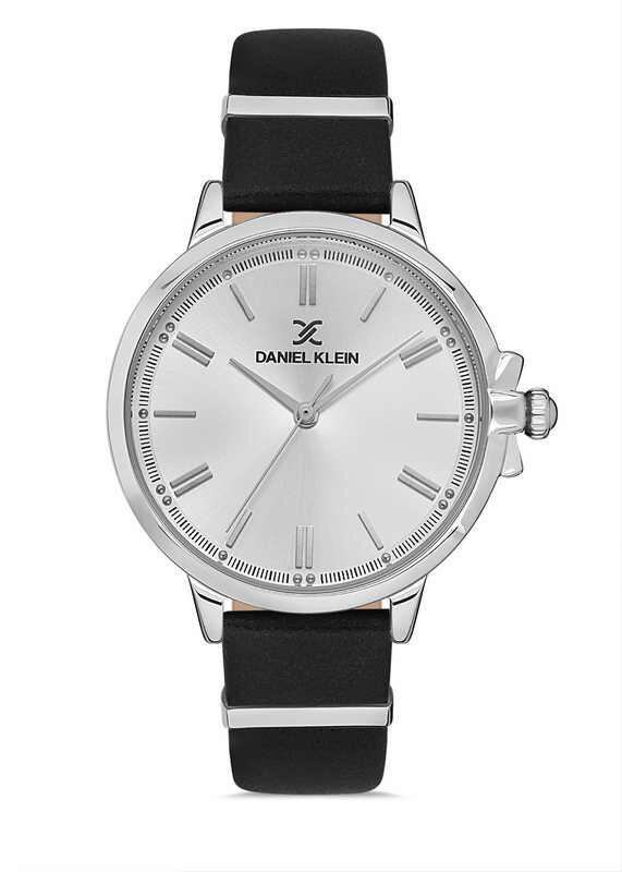 DANIEL KLEIN Leather Black Women's Watch image 0