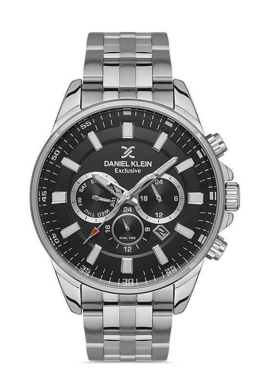 DANIEL KLEIN Steel Chrono Silver Men Watch image 0