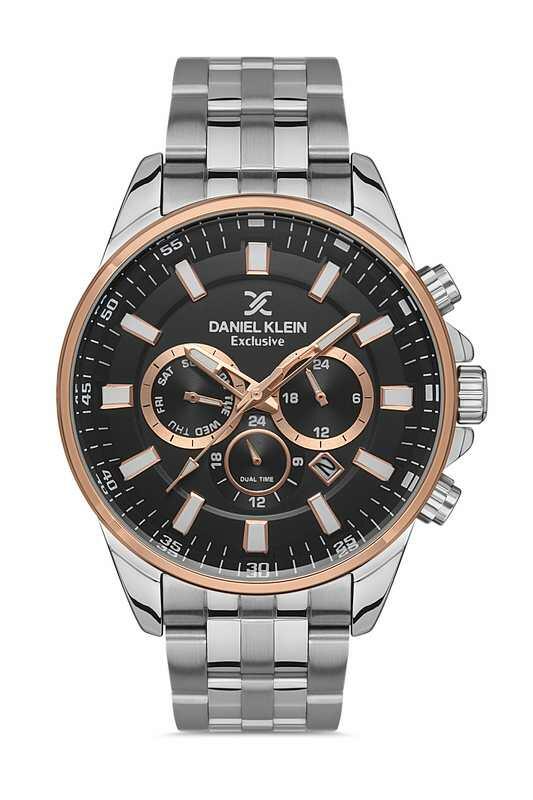 DANIEL KLEIN Steel Chrono Silver Men Watch image 0