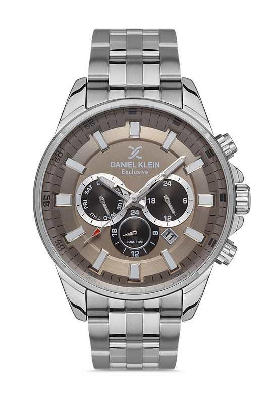 DANIEL KLEIN Steel Chrono Silver Men Watch image 0