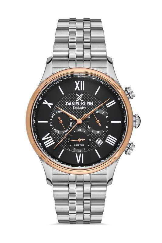 DANIEL KLEIN Steel Chrono Silver Men Watch image 0