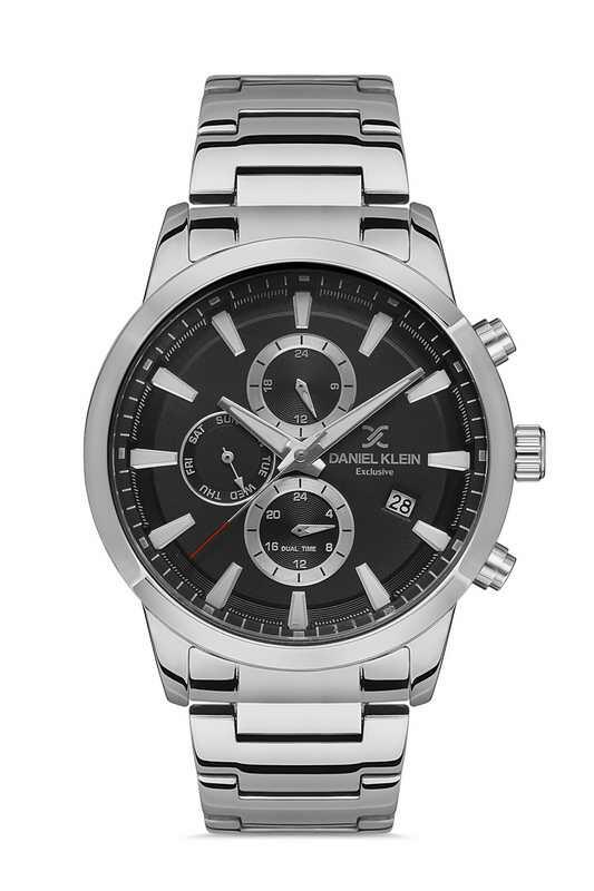 DANIEL KLEIN Steel Chrono Silver Men Watch image 0