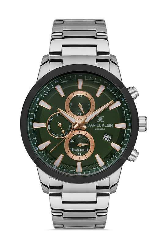 DANIEL KLEIN Steel Chrono Silver Men Watch image 0