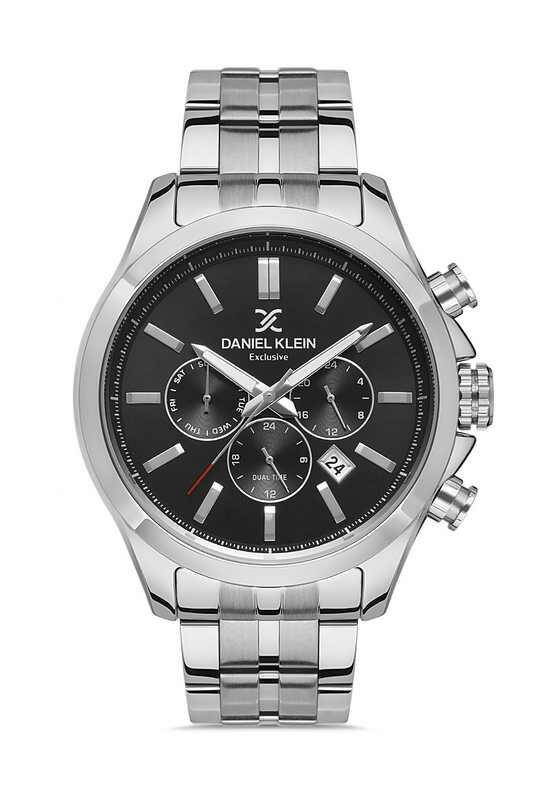 DANIEL KLEIN Steel Chrono Silver Men Watch image 0