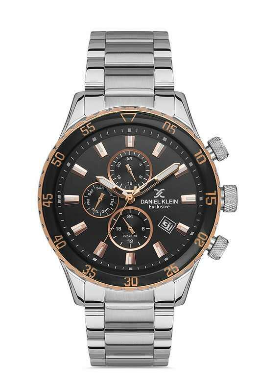 DANIEL KLEIN Steel Chrono Silver Men Watch image 0