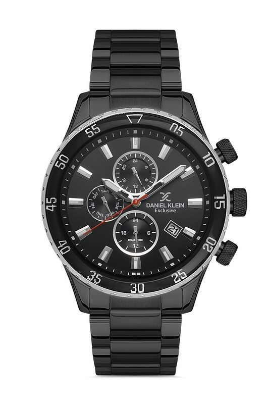 DANIEL KLEIN Steel Chrono Black Men Watch image 0