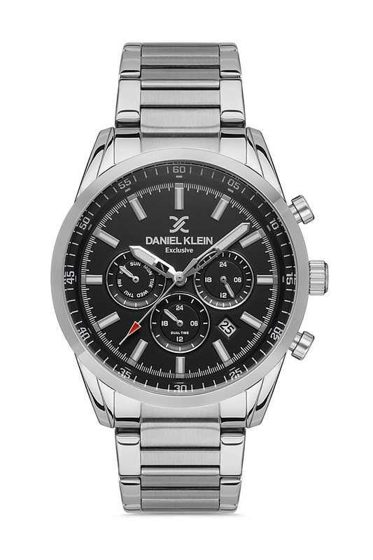 DANIEL KLEIN Steel Chrono Silver Men Watch image 0