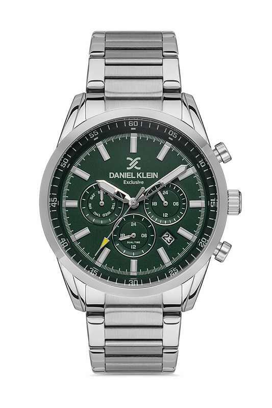 DANIEL KLEIN Steel Chrono Silver Men Watch image 0