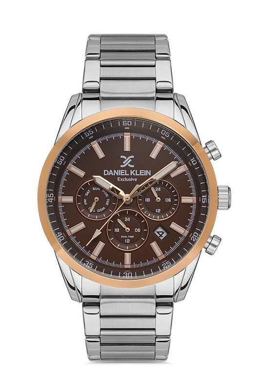 DANIEL KLEIN Steel Chrono Silver Men Watch image 0
