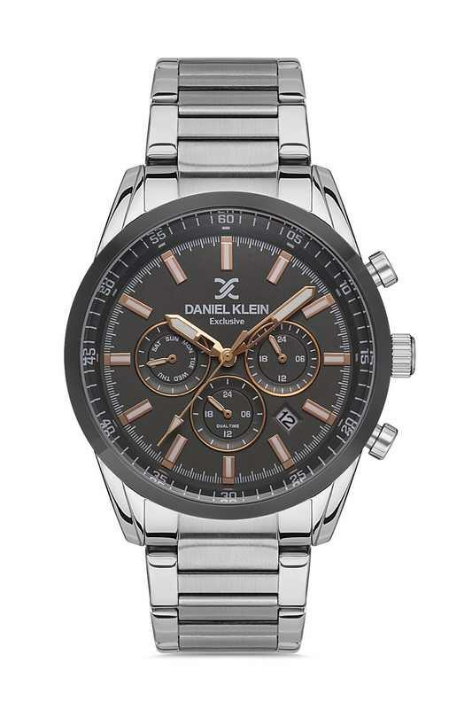DANIEL KLEIN Steel Chrono Silver Men Watch image 0