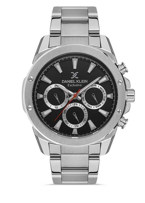 DANIEL KLEIN Steel Chrono Silver Men Watch image 0