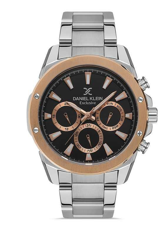 DANIEL KLEIN Steel Chrono Silver Men Watch image 0