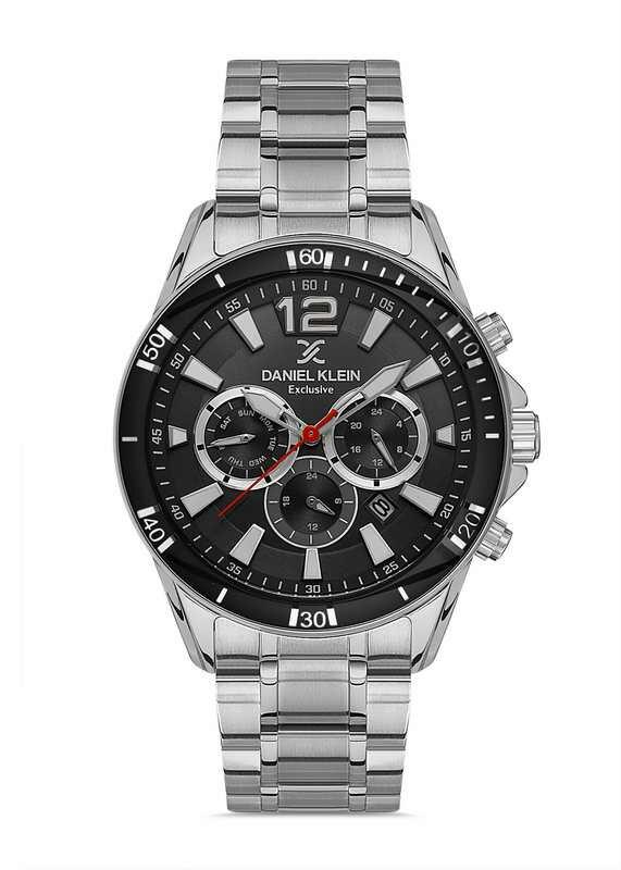 DANIEL KLEIN Steel Chrono Silver Men Watch image 0