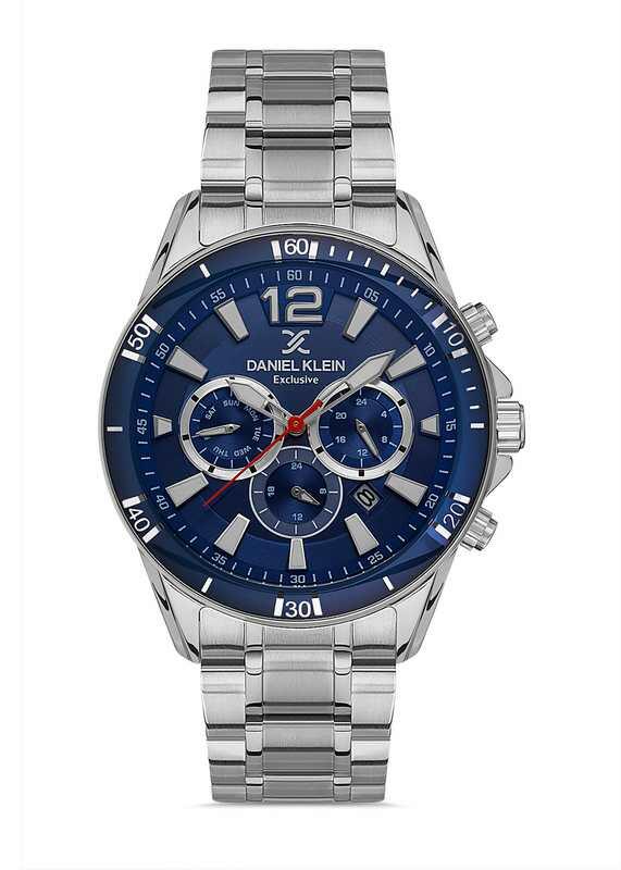 DANIEL KLEIN Steel Chrono Silver Men Watch image 0