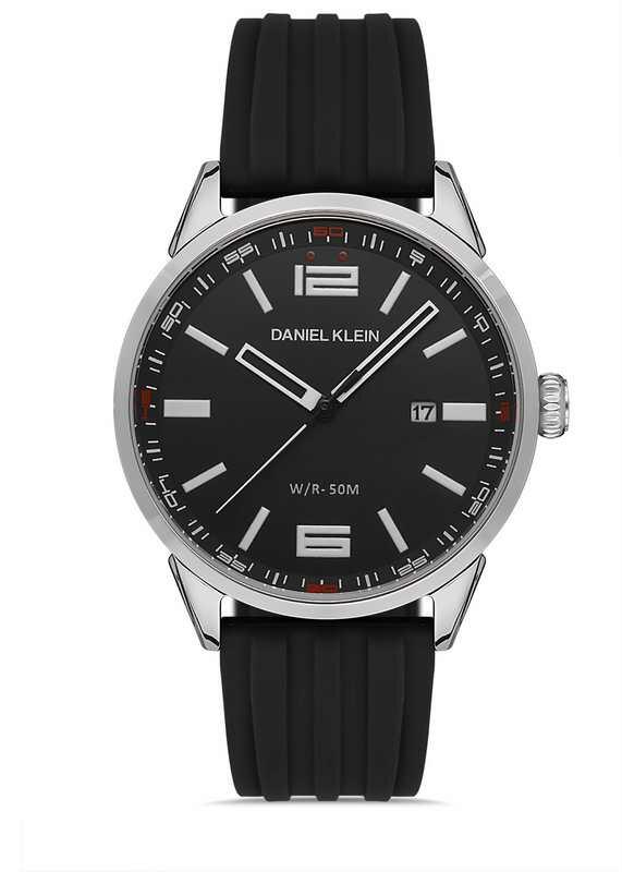DANIEL KLEIN Rubber Black Men Watch image 0