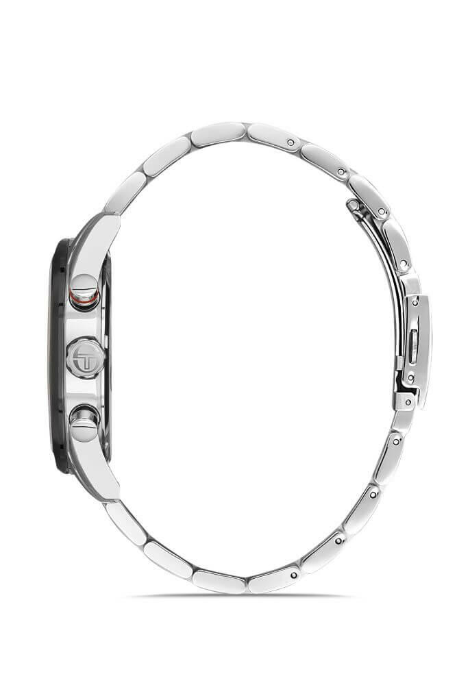 Sergio Tacchini Steel Chrono Silver Men&apos;s Watch image 1