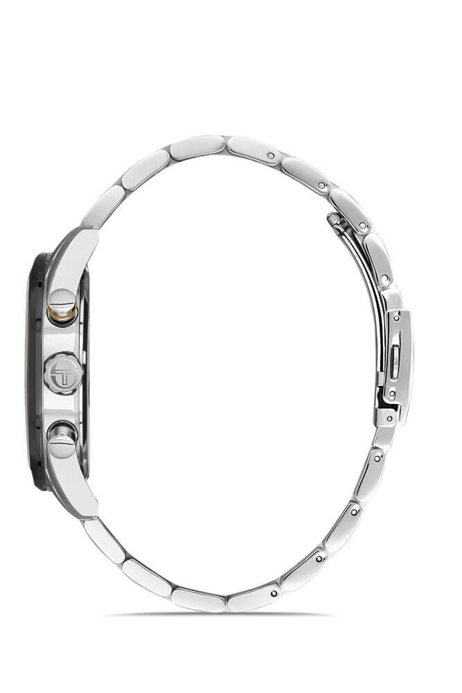 Sergio Tacchini Steel Chrono Silver Men&apos;s Watch image 1