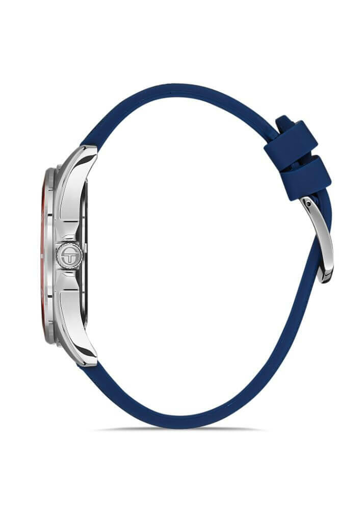 Sergio Tacchini Rubber blue Men's Watch image 1