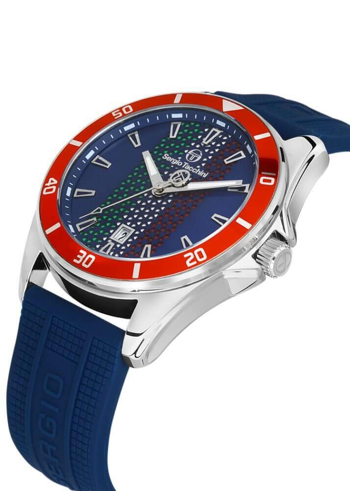 Sergio Tacchini Rubber blue Men's Watch image 2
