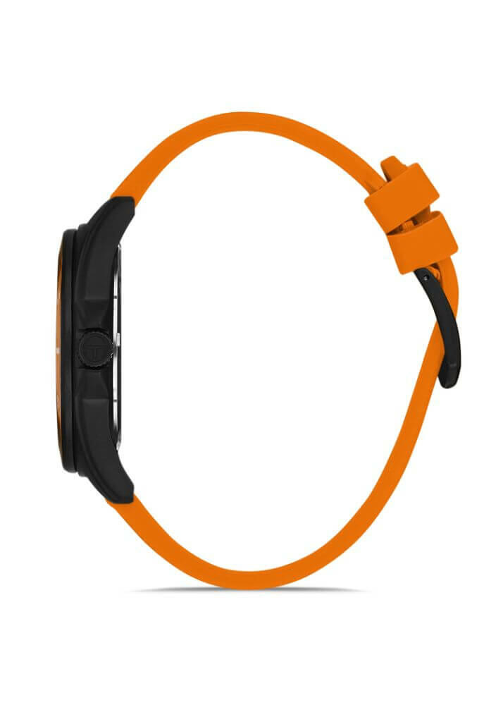 Sergio Tacchini Rubber Orange Men's Watch image 1