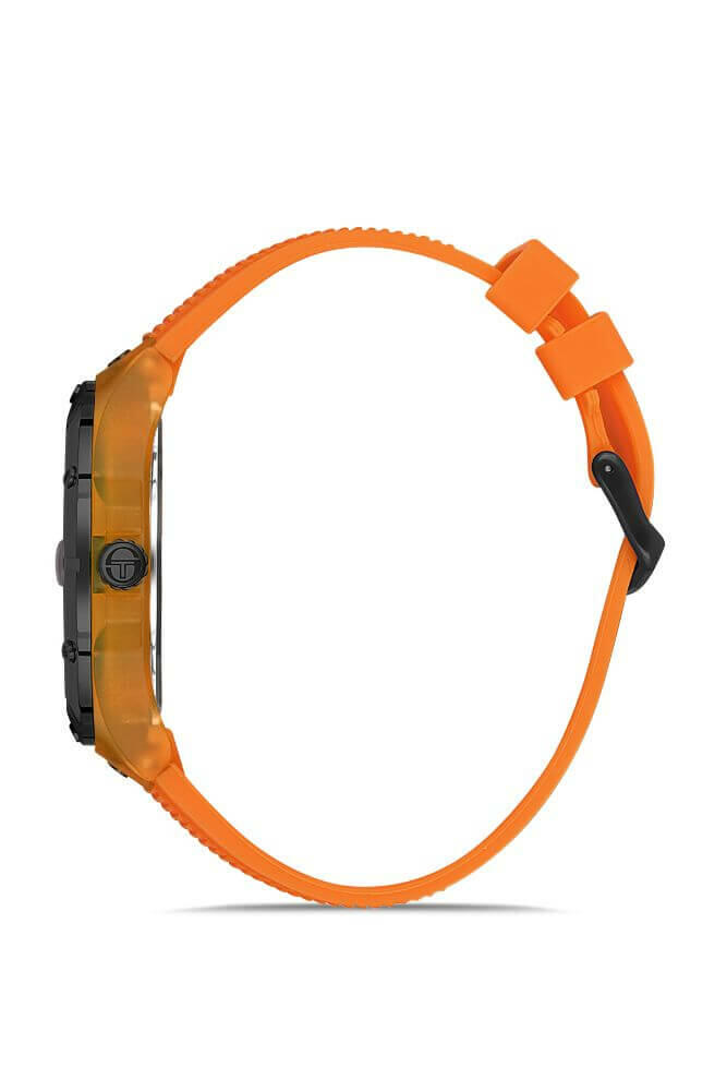 Sergio Tacchini Rubber Orange Men's Watch image 1
