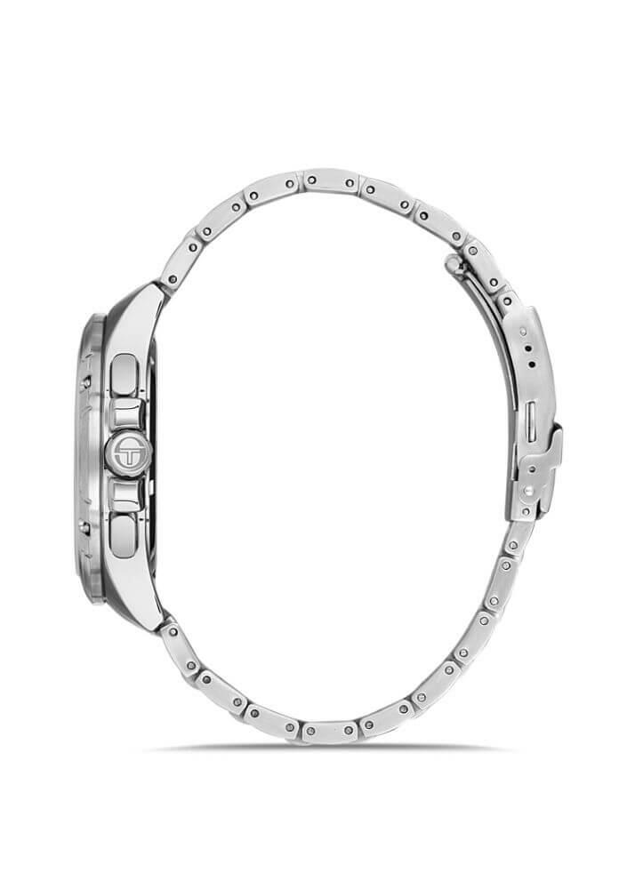 Sergio Tacchini Steel Chrono Silver Men&apos;s Watch image 1