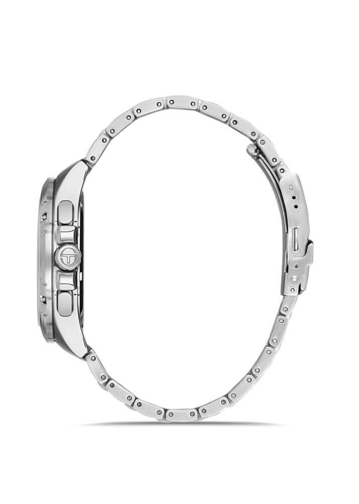 Sergio Tacchini Steel Chrono Silver Men&apos;s Watch image 1