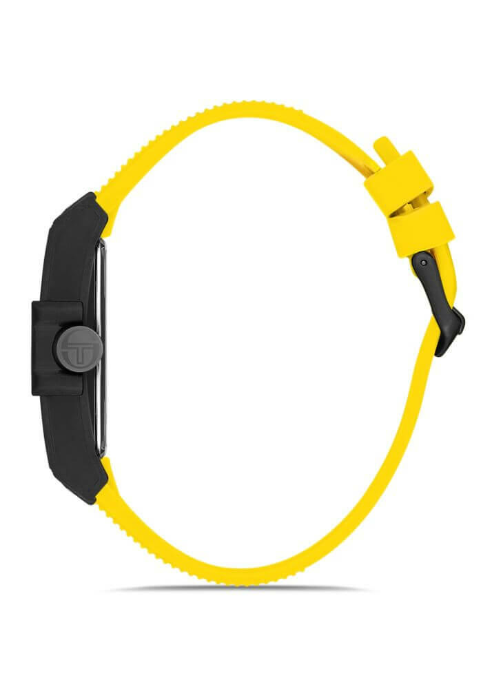 Sergio Tacchini Rubber Chrono Yellow Men's Watch image 1