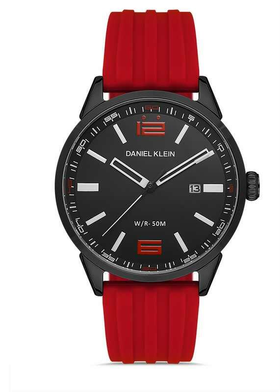 DANIEL KLEIN Rubber Red Men Watch image 0