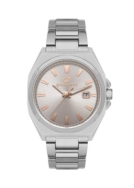 BIGOTTI Steel Silver Men Watch image 0
