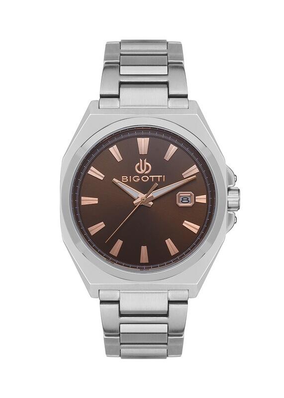 BIGOTTI Steel Silver Men Watch image 0