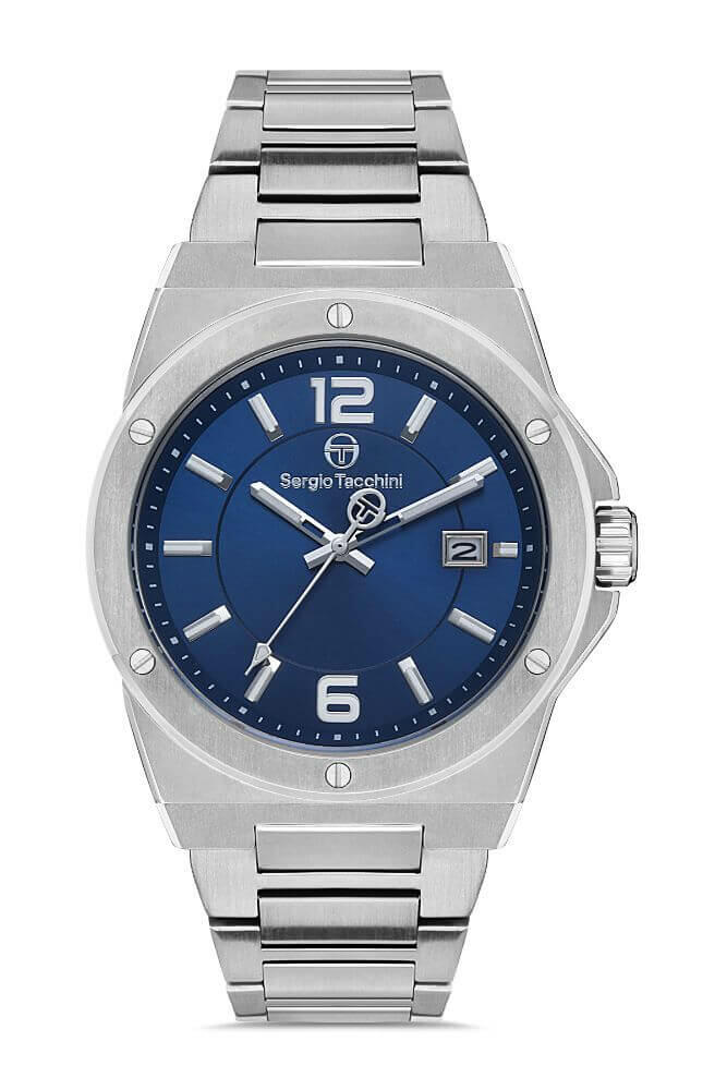 Sergio Tacchini Steel Silver Men's Watch image 0
