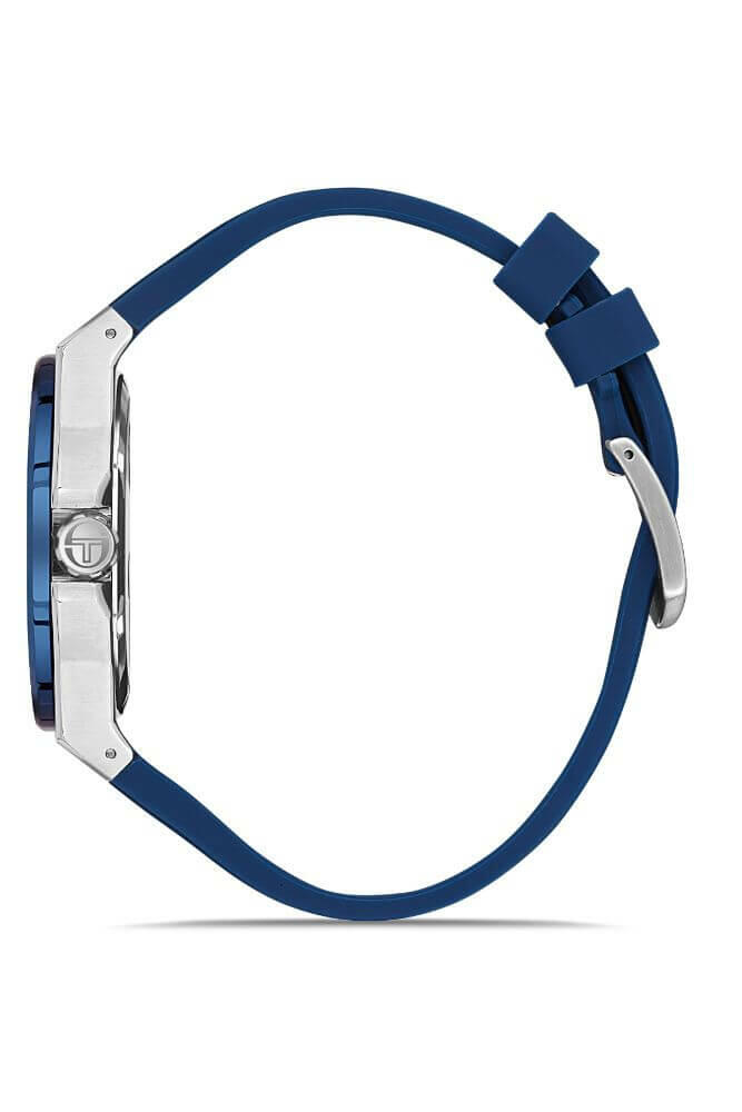 Sergio Tacchini Rubber blue Men's Watch image 1