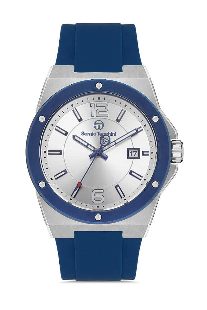 Sergio Tacchini Rubber blue Men's Watch image 0