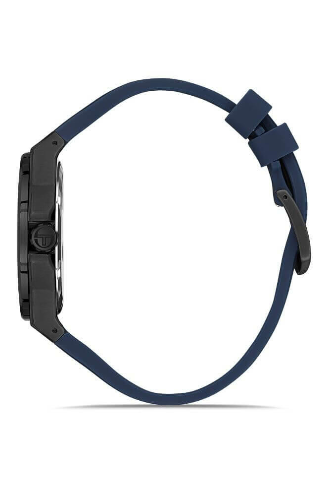 Sergio Tacchini Rubber blue Men's Watch image 1