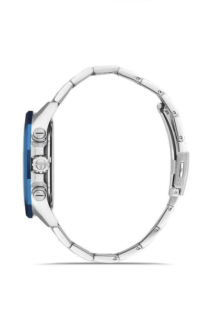 Sergio Tacchini Steel Chrono Silver Men's Watch image 1