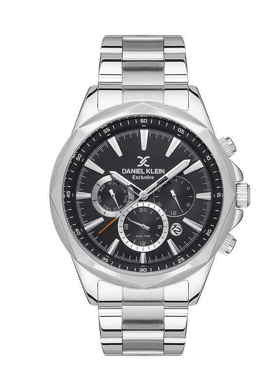 DANIEL KLEIN Steel Chrono Silver Men Watch image 0