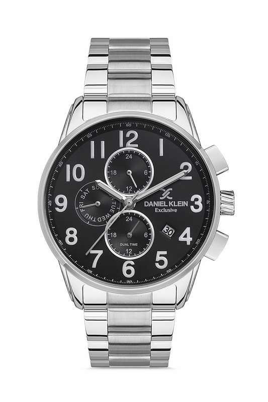 DANIEL KLEIN Steel Chrono Silver Men Watch image 0