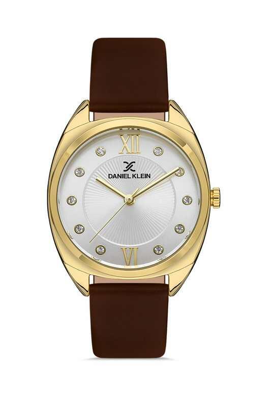 DANIEL KLEIN Leather Brown Women's Watch image 0