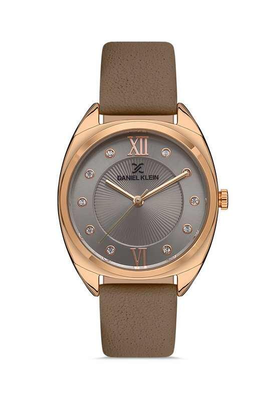DANIEL KLEIN Leather Beige Women's Watch image 0