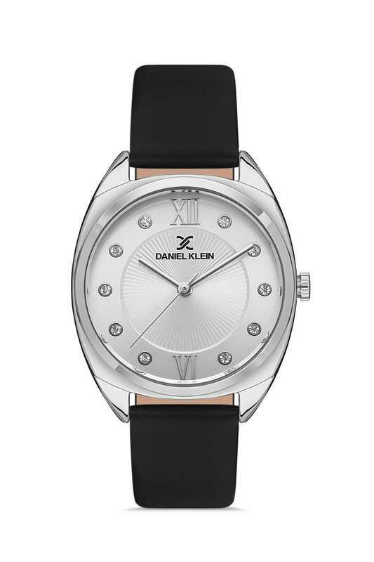 DANIEL KLEIN Leather Black Women's Watch image 0
