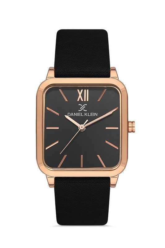 DANIEL KLEIN Leather Black Women's Watch image 0