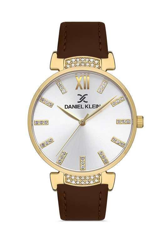 DANIEL KLEIN Leather Brown Women Watch image 0